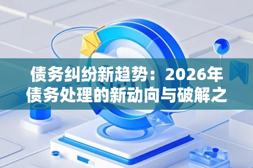 债务纠纷新趋势：2026年债务处理的新动向与破解之道