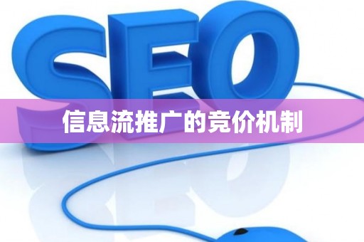 信息流推广的竞价机制